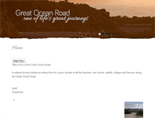 Tablet Screenshot of greatoceanroad.info